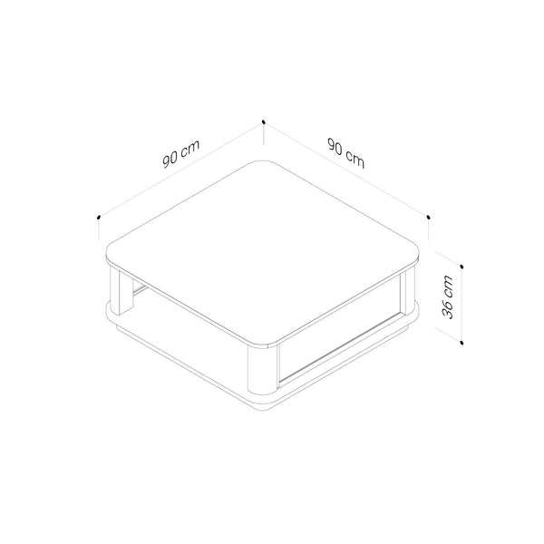 April : Coffee Table Square