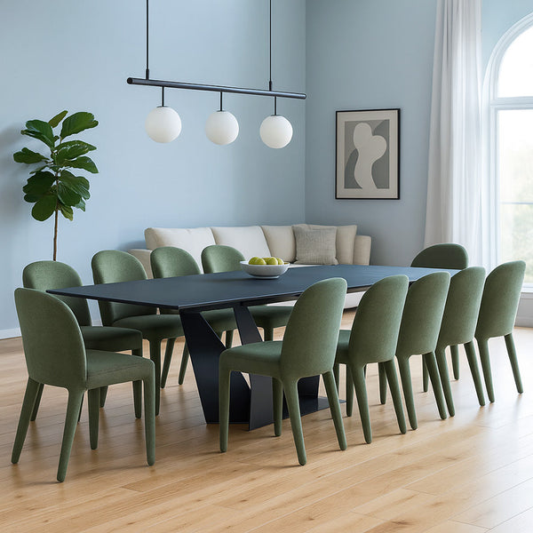 Apex : Dbl Ext Dining Table with Onasis Chairs