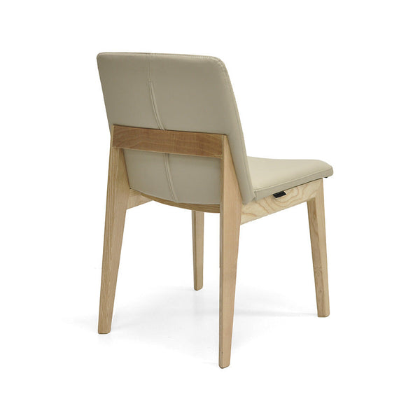 Bailey : Dining Chair Ash Frame with Clay Leather