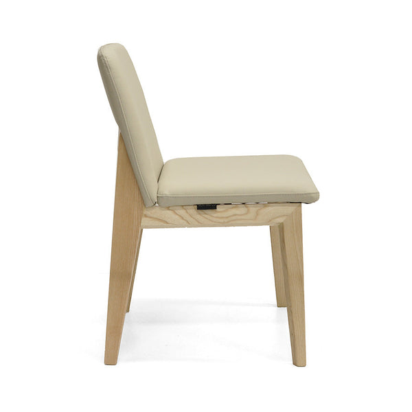 Bailey : Dining Chair Ash Frame with Clay Leather