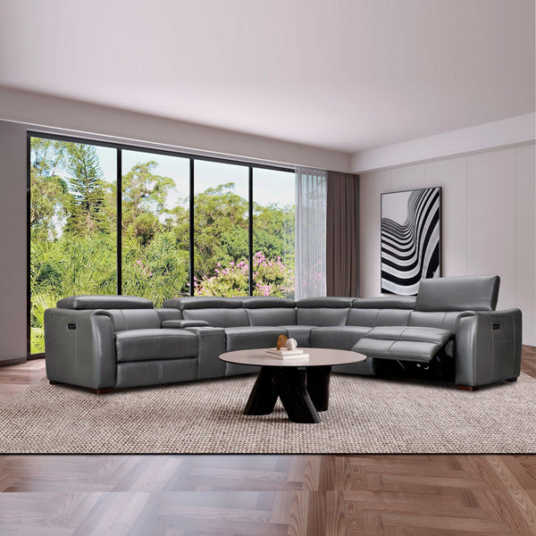 Baxter: Modular Corner sofa in Leather