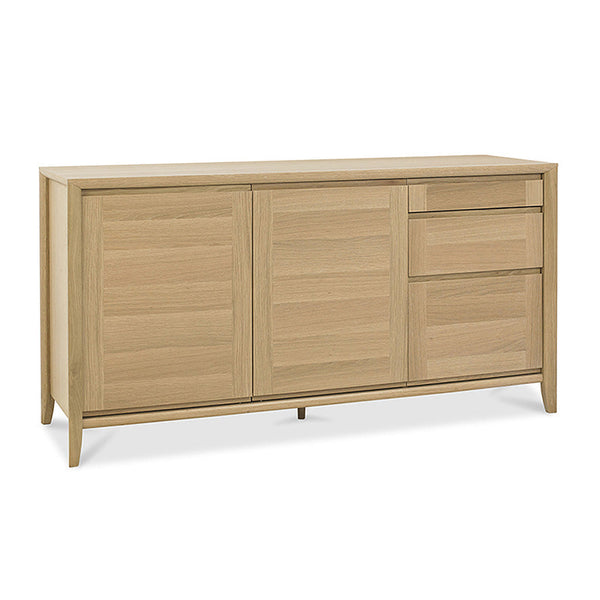 Bergen Oak: Buffet Cabinet in American White Oak - Modern Home Furniture