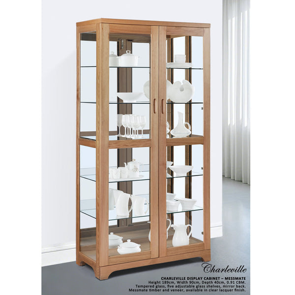 Charleville : Display Cabinet in Messmate Timber