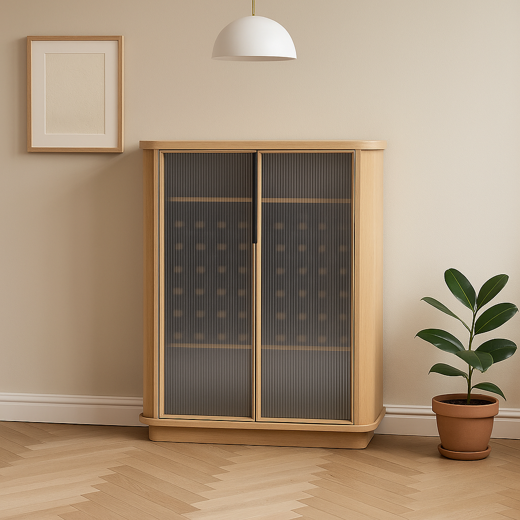 April : Wine Display Cabinet