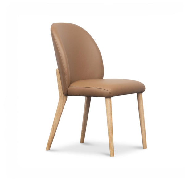 Chloe-A : Dining Chair Cognac Leather