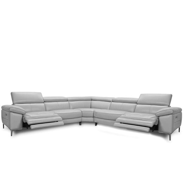 Daydream: Modular Corner Sofa in Leather