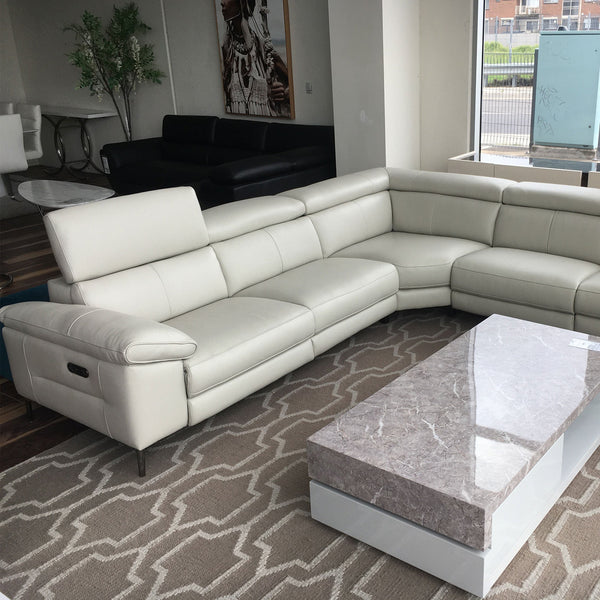 Daydream: Modular Corner Sofa in Leather