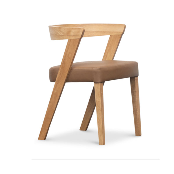 Eden : Dining Chair Cognac Leather