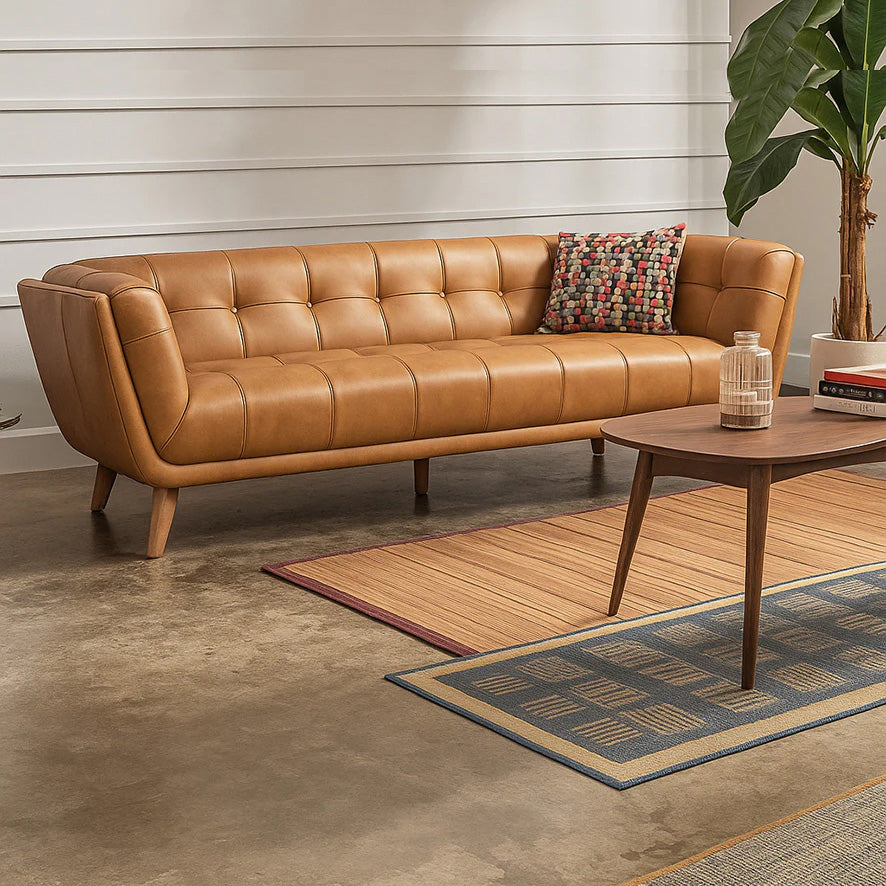Fritz : Leather Sofa