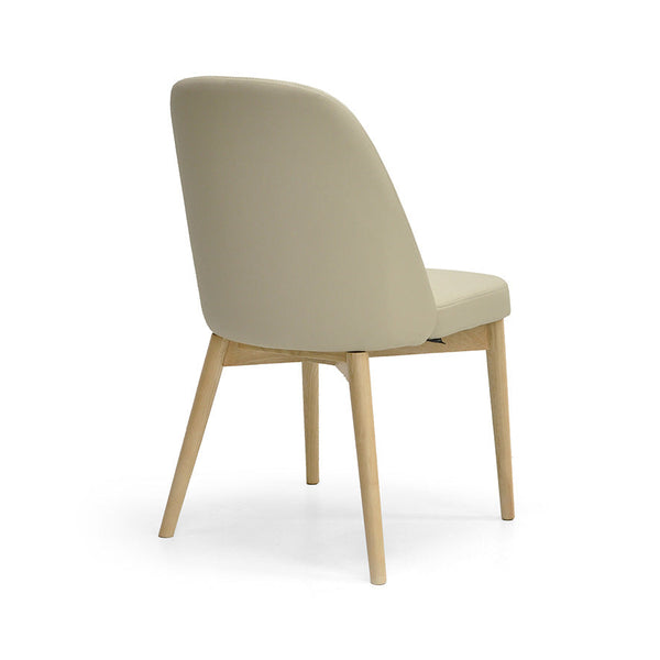 Halo : Dining Chair Ash Frame with Clay Leather