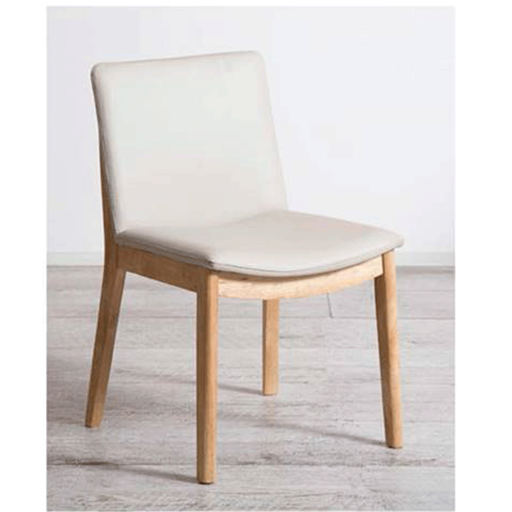 Koda : Dining Chair Leather Upholstery / Oak Leg