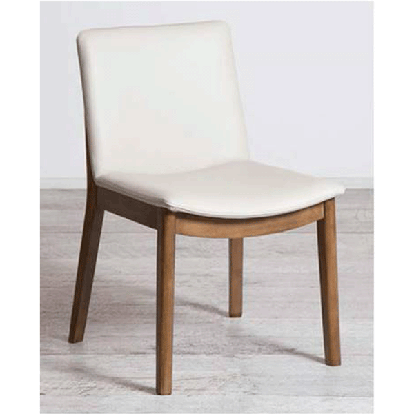 Koda : Dining Chair Leather Upholstery / Walnut Leg