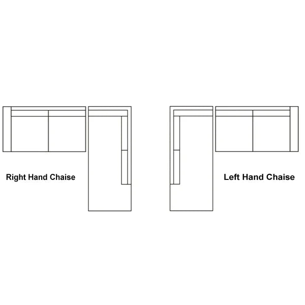 Quinton : Chaise Sofa Fabric