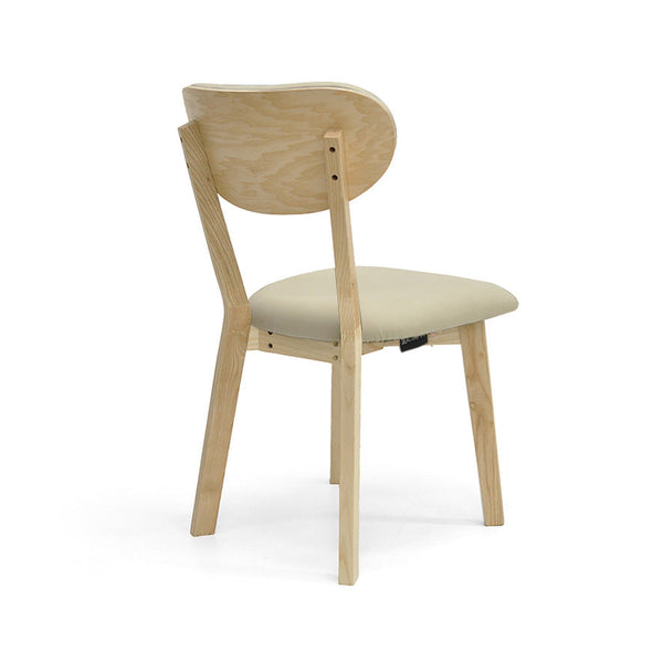 Oliver : Dining Chair Ash Frame with Clay Leather
