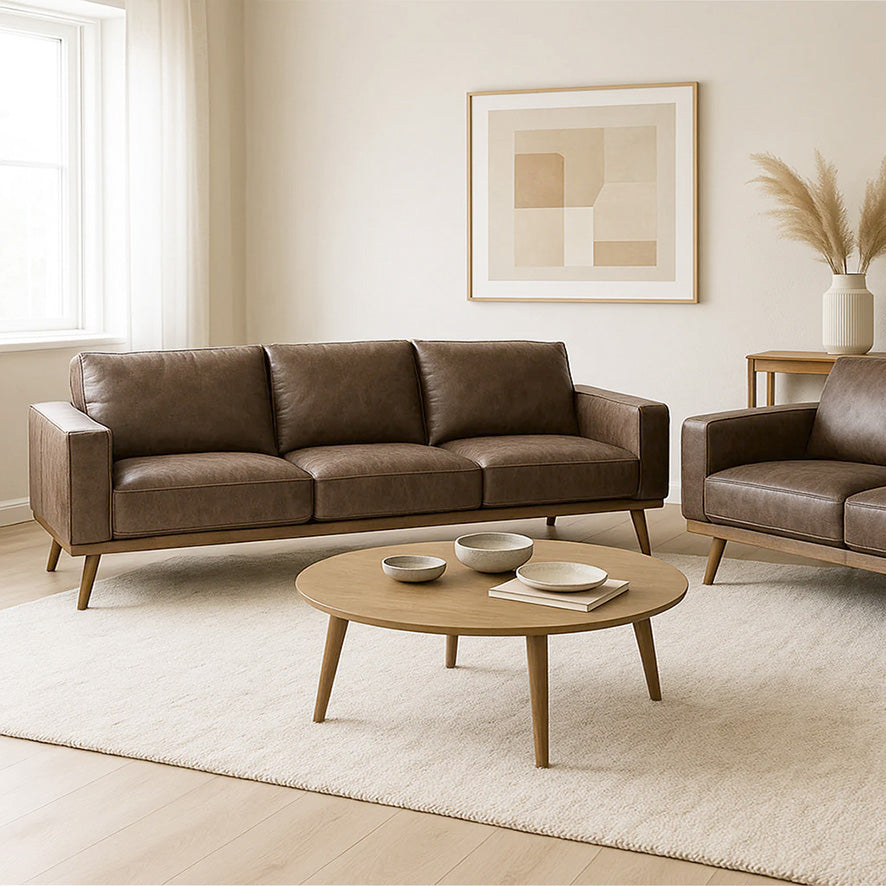 Oslo : Leather Sofa 3+2 Seater Set