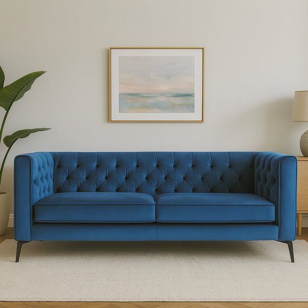 Oxford : Chesterfield Velvet Sofa