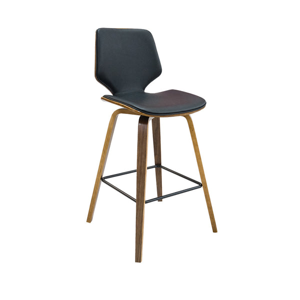 Ryde : Walnut Bar Stool - Modern Home Furniture