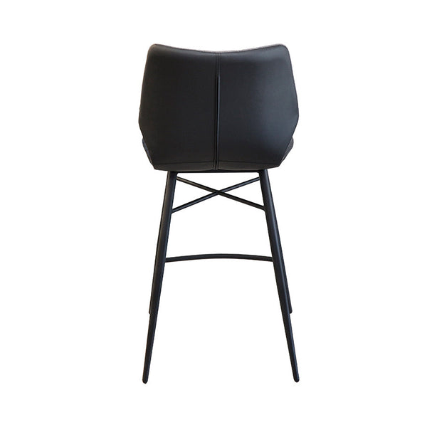 Ridge : Bar Stool Black Fabric