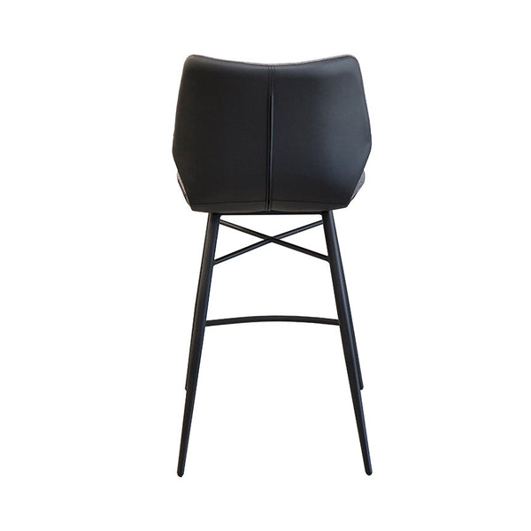 Ridge : Bar Stool Grey Fabric
