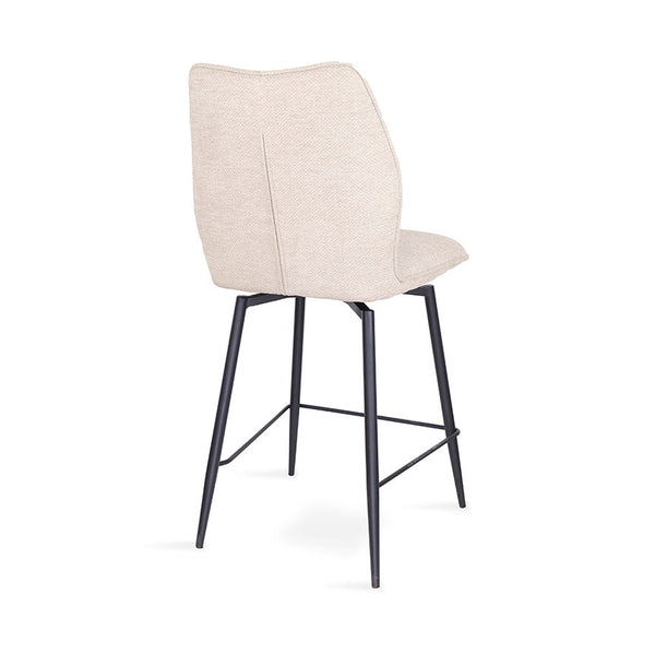 Sable : Bar Stool Beige Fabric