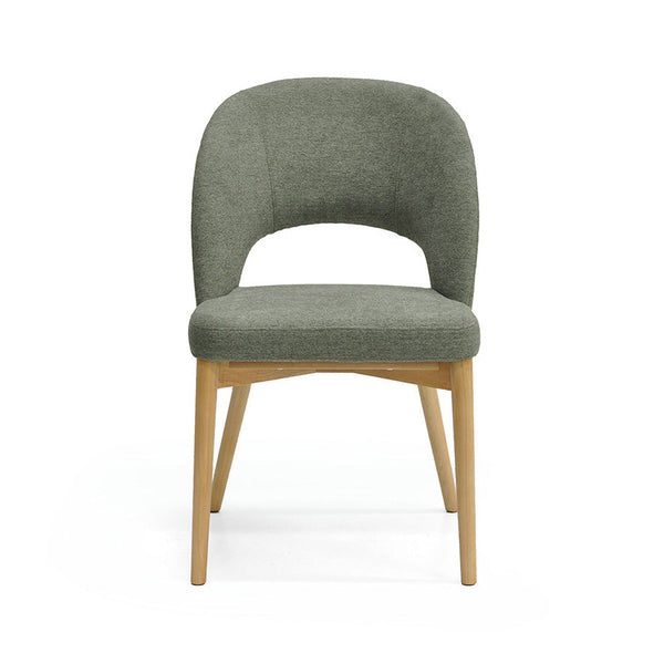 Sarah : Dining Chair Ash Frame with Fusion Forrest Fabric
