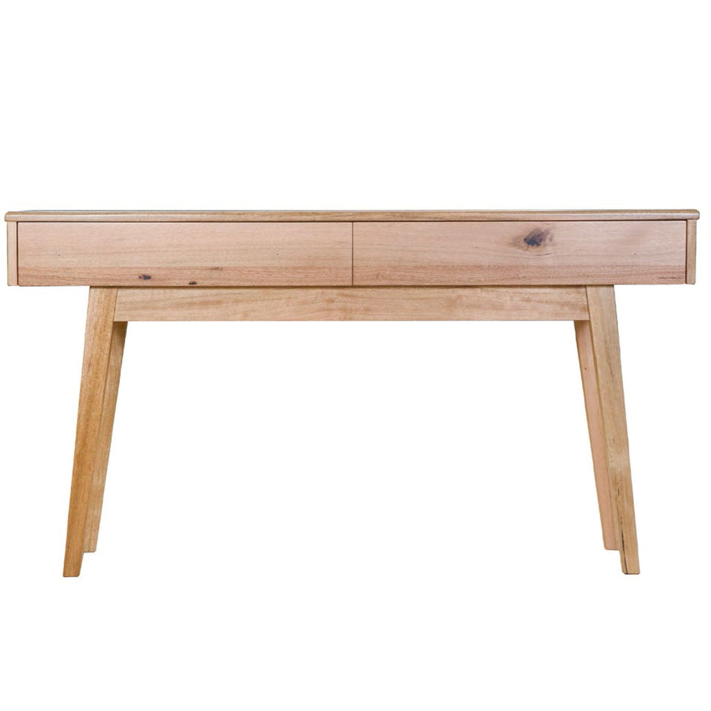 Windsor Console table with two drawers was oak timber