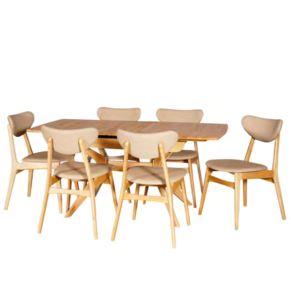 York: Rectangle Extension Dining Setting