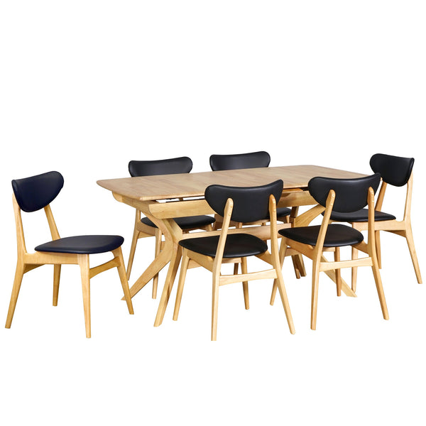 York: Rectangle Extension Dining Setting