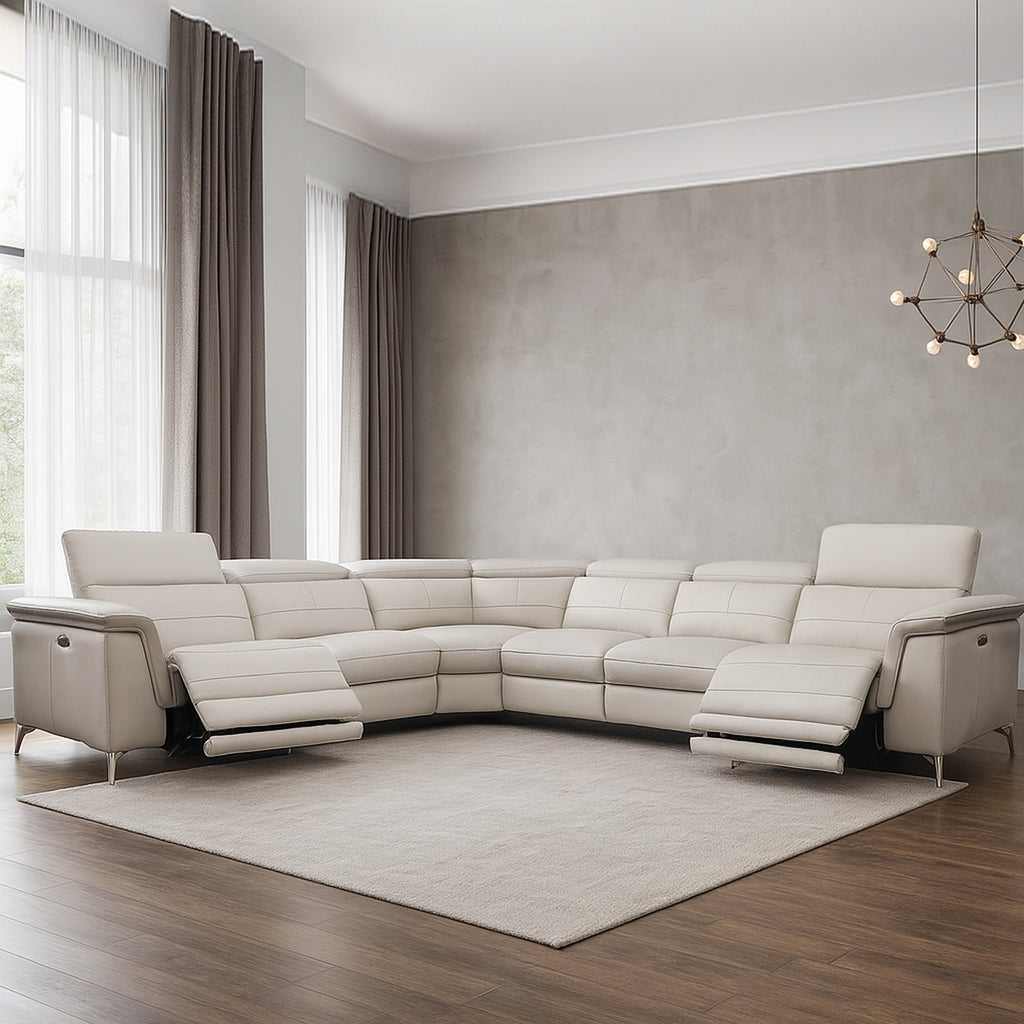 Zeta: Large Corner with Electric Recliners