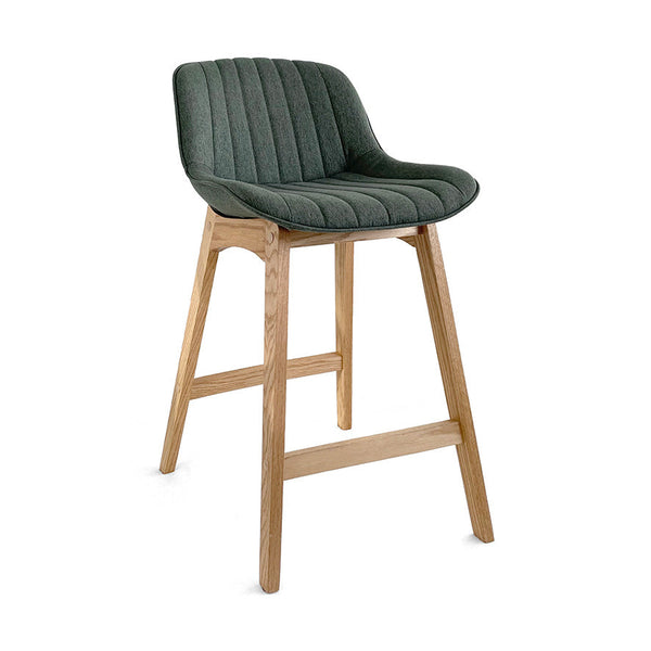 Zoe : Bar Stool Sage Green Fabric
