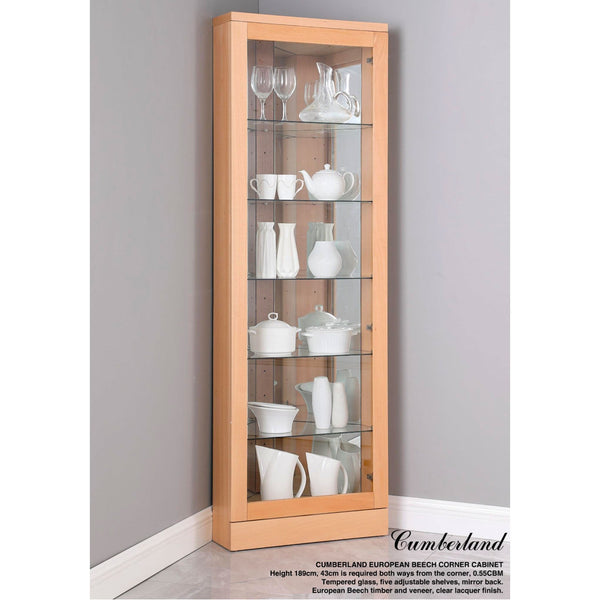Cumberland : Corner Display Cabinet