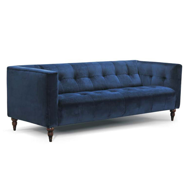 Henry : Fabric Sofa with Buttoned Back - Modern Home Furniture