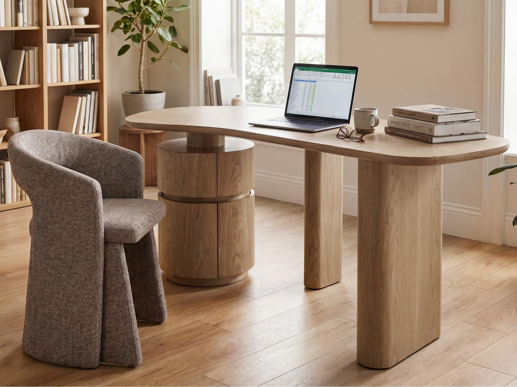 Trento: Desk Light Walnut