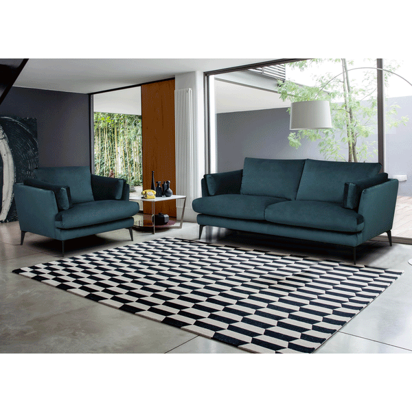 Addington chaise sofa room display