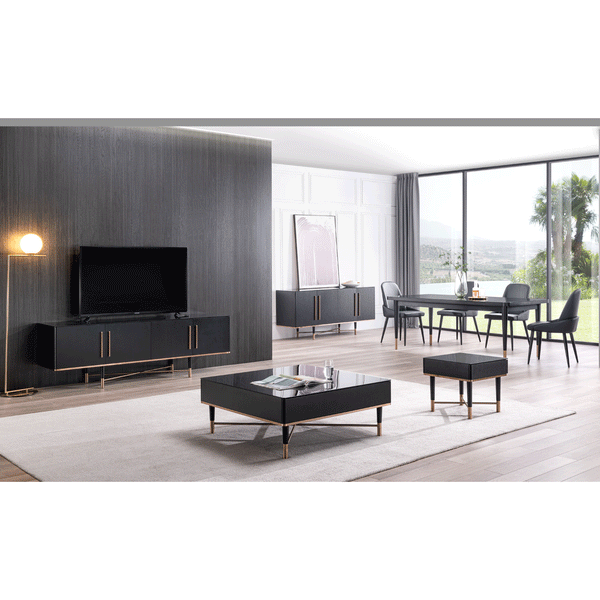 Anastasia room setting tv unit and coffee table