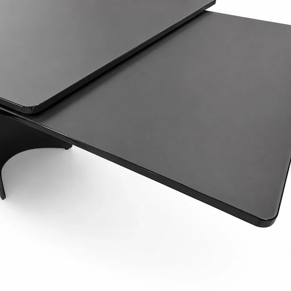 Apex : Dining Table Double Extension Black