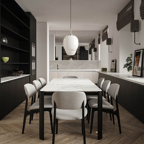 Arlo : Dining Chair Oak Black