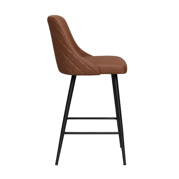 Alonzo : Bar Stool in Rust