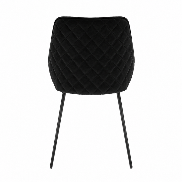 Ashley : Dining Chair in Black Velvet