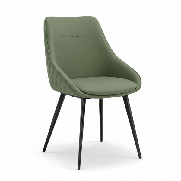 Alonzo : Dining Chair in Olive