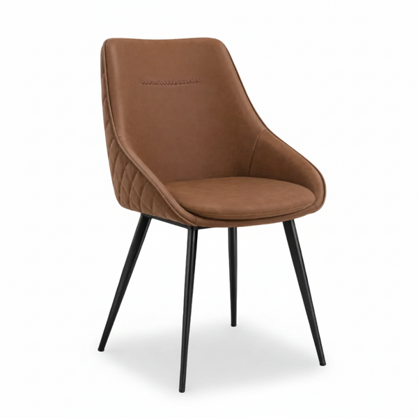 Alonzo : Dining Chair in Rust