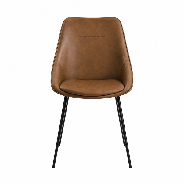 Alonzo : Dining Chair in Rust