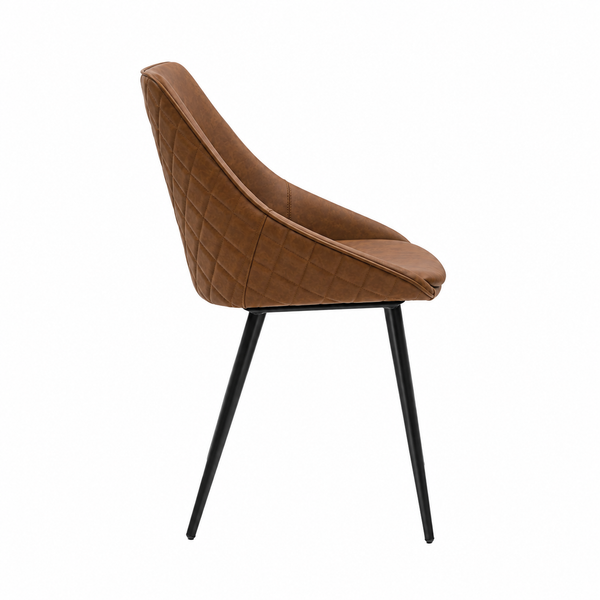 Alonzo : Dining Chair in Rust
