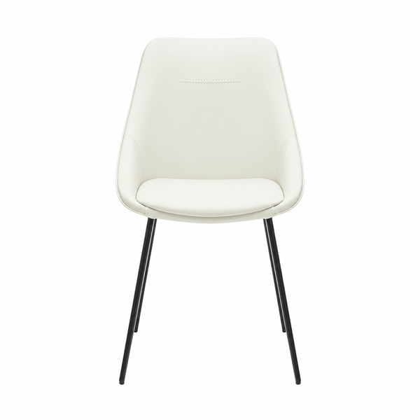 Alonzo : Dining Chair in White