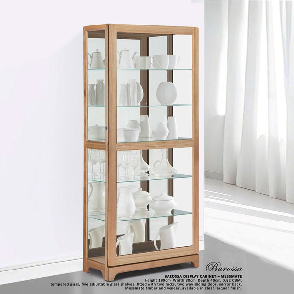 Barossa : Display Cabinet Messmate Timber