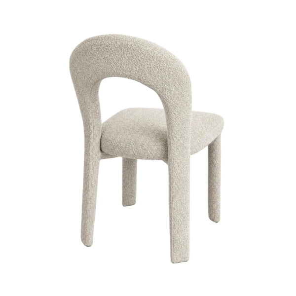 Bellini Dining Chair in Linen Fabric Back