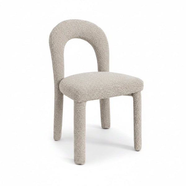 Bellini Dining Chair in Linen Fabric Front