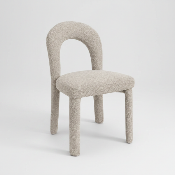 Bellini Dining Chair in Linen Fabric Front