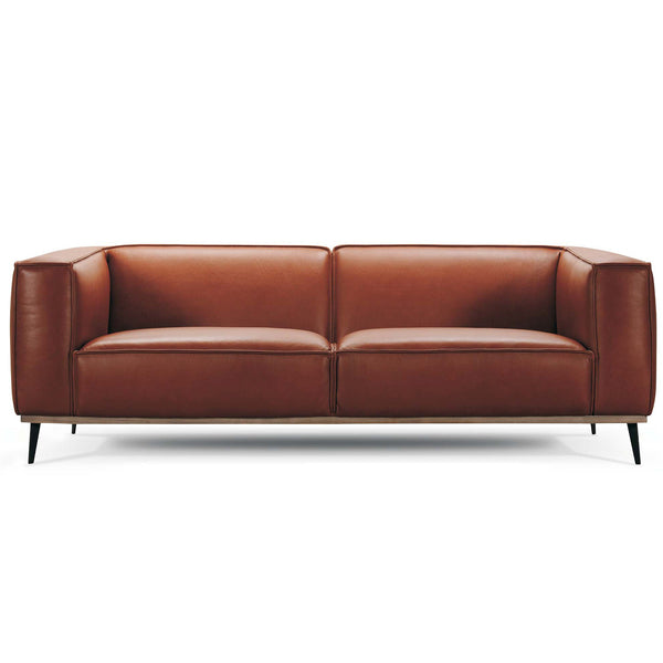 Bentley : Modern Sofa in Fabric or Leather with Black Legs - Modern Home Furniture