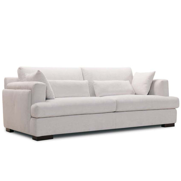 Brooks : Fabric Sofa with Lumber Cushions - Modern Home Furniture